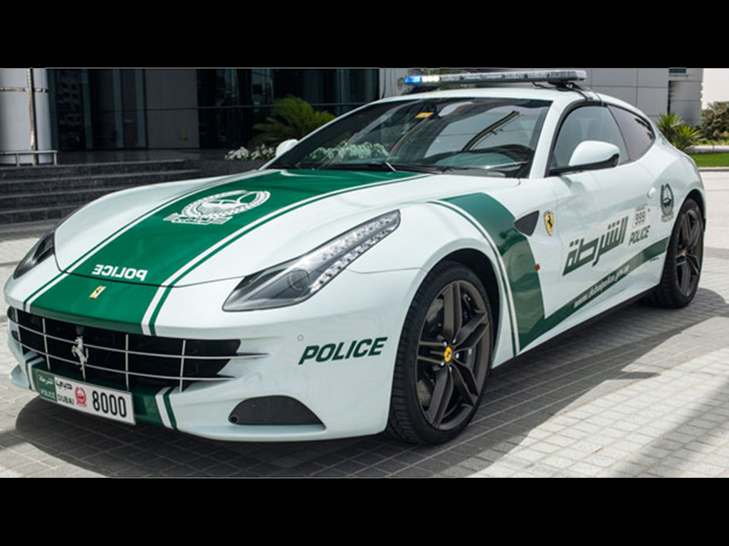 Dubai Police officially unveil Ferrari FF cop car