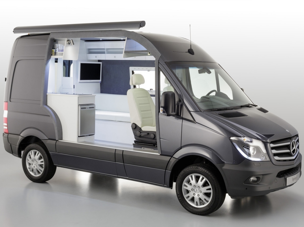 Mercedes-Benz Sprinter and Viano caravan concepts