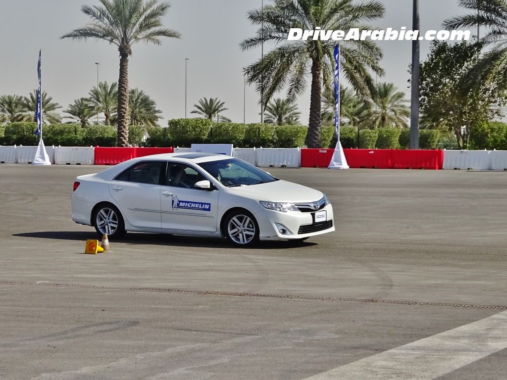 Michelin celebrates 125 years as we thrash Toyota Camrys in tyre-safety demo