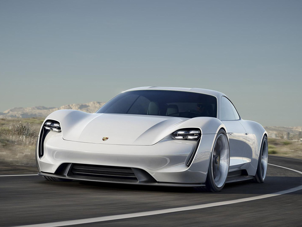 Porsche Mission E Concept hints at future smaller 4-door sedan