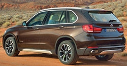 BMW X5 2014 rear view