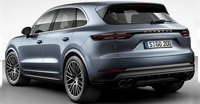 Porsche Cayenne 2019 rear view