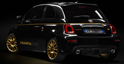 Abarth 595 Scorpionearo 2022 rear view