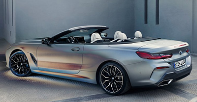 BMW 8-Series Convertible 2024 rear view