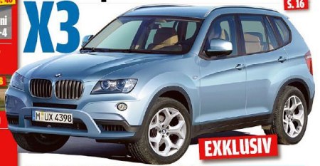 2010 BMW X3 launching by end of 2009