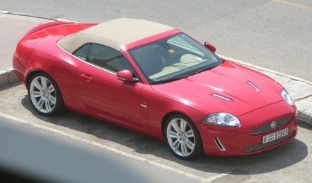 So we got a Jaguar XKR convertible