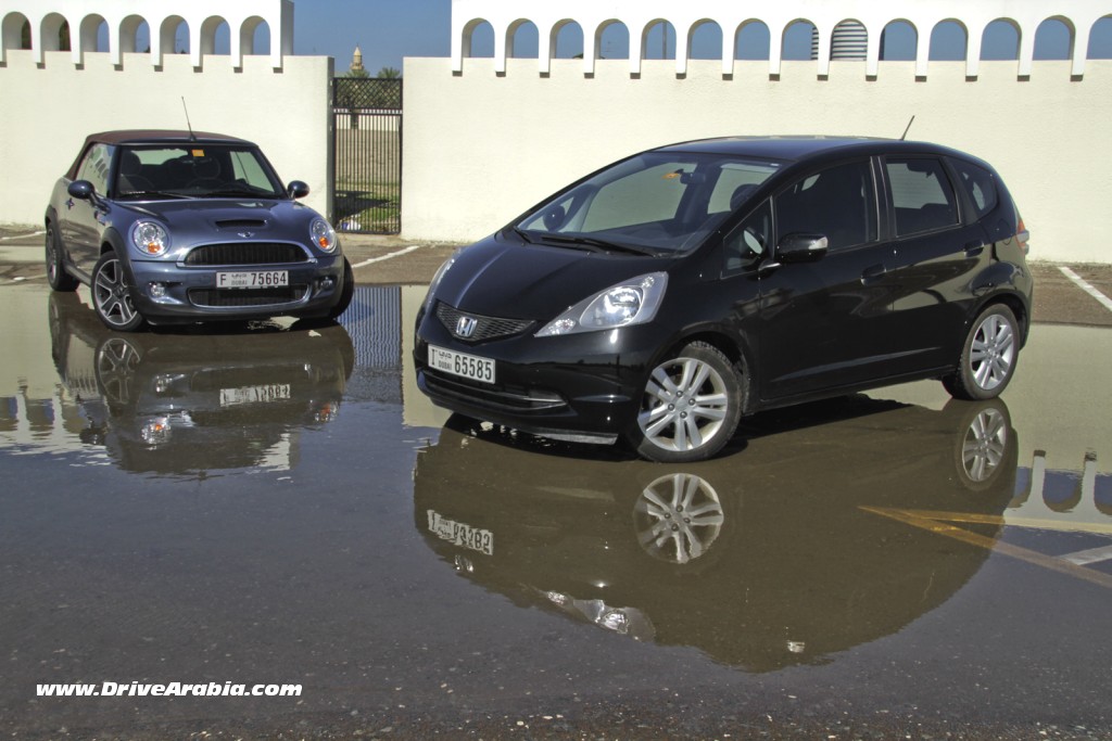 Comparo: 2010 Honda Jazz vs Mini Cooper S Cabrio