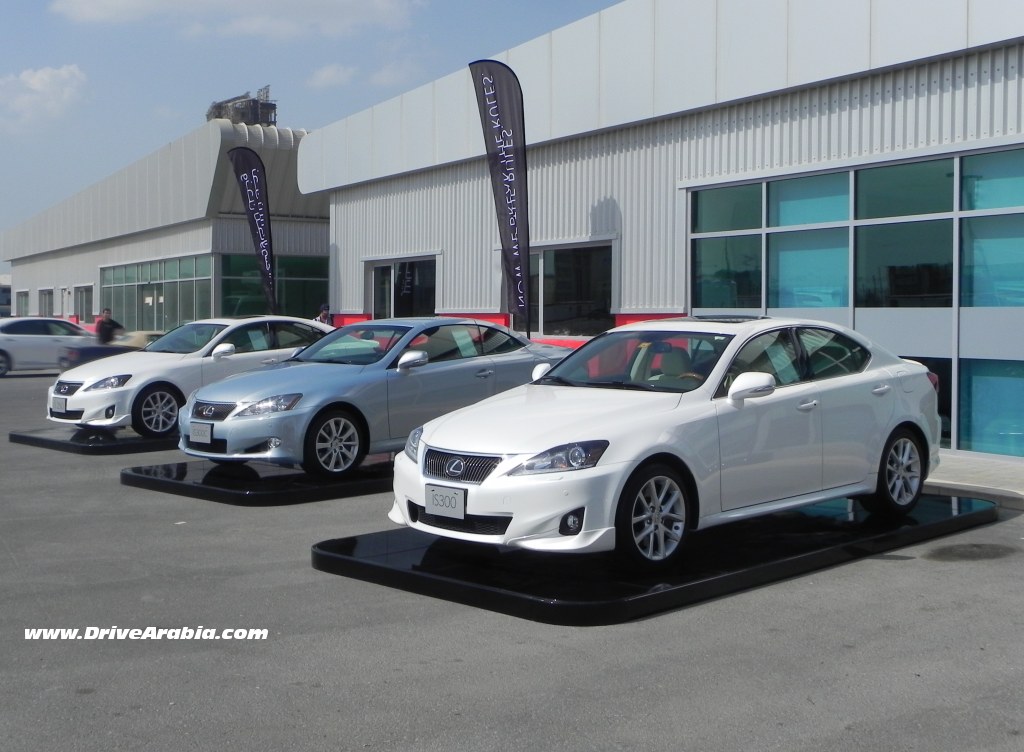 Lexus IS-F, IS250 & IS300 facelift launch in Dubai