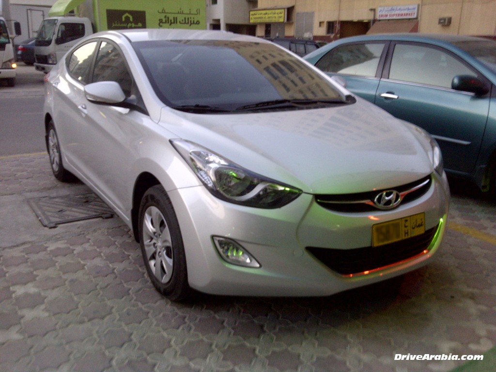 Hyundai Elantra 2012 from Oman visits UAE