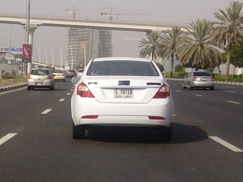 Geely Emgrand EC718 caught testing in Dubai