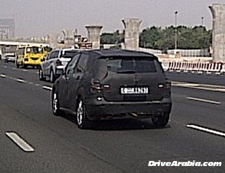 Mercedes-Benz B-Class 2013 spy shots in Dubai