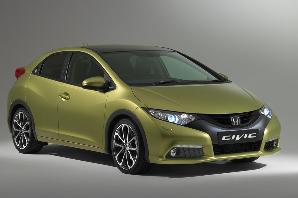 Honda Civic 2012 European hatchback photos released