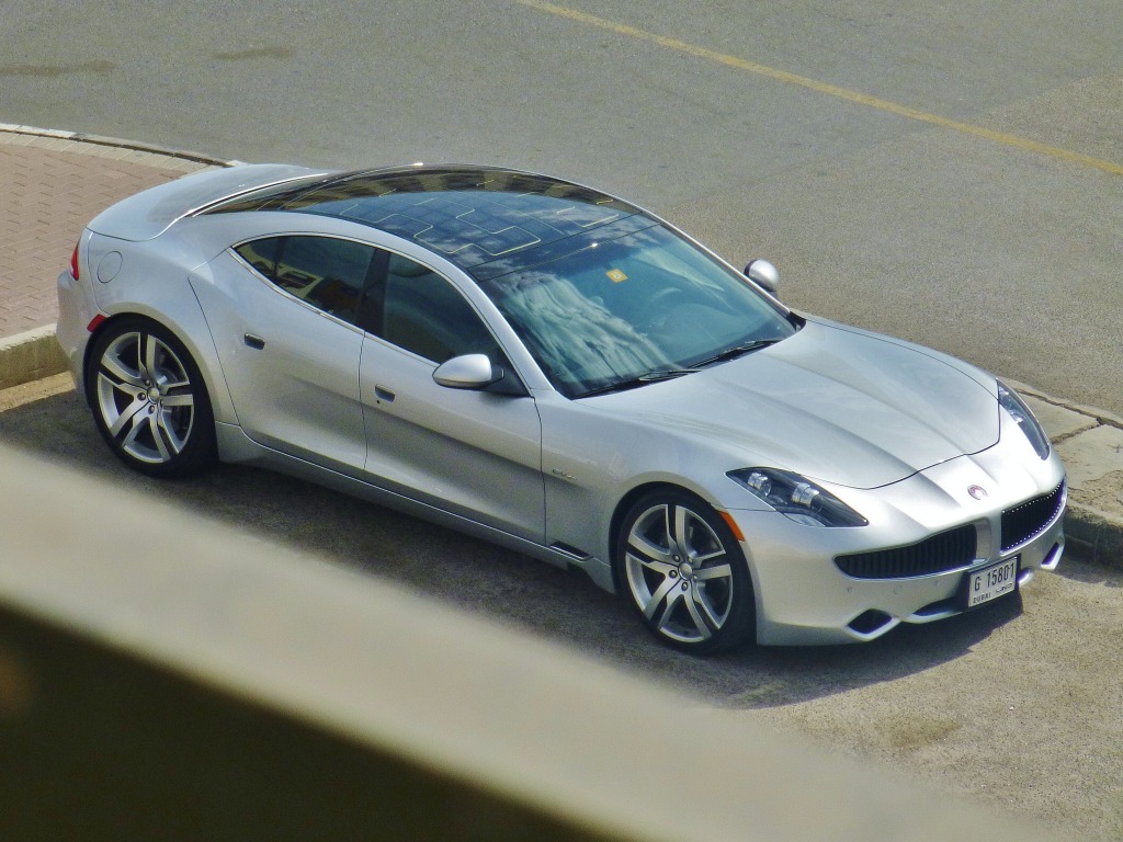 So we got a 2013 Fisker Karma ES