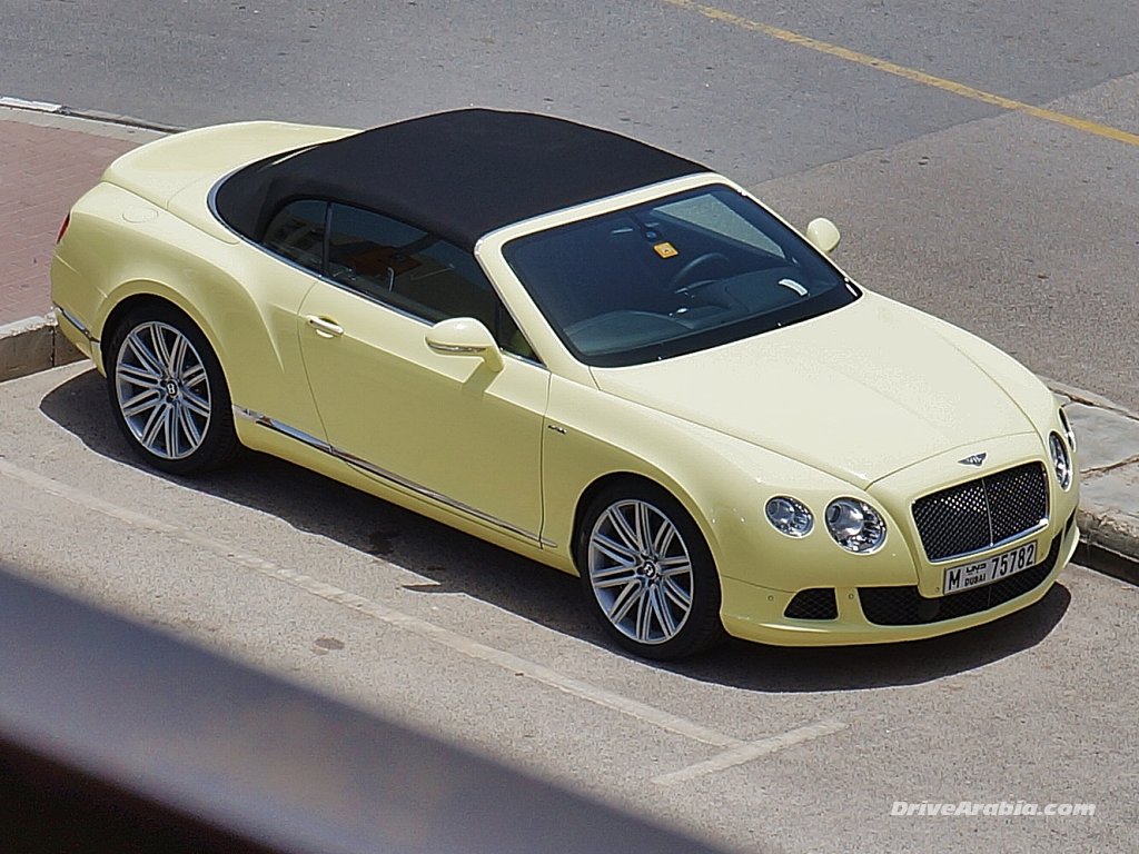 So we got a 2013 Bentley Continental GTC Speed