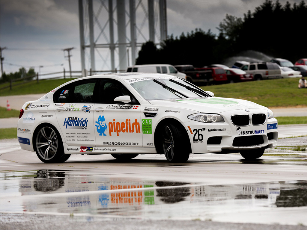 BMW sets new world record for longest drift