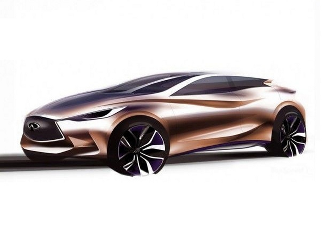 Infiniti teases Q30 premium compact concept ahead of Frankfurt debut