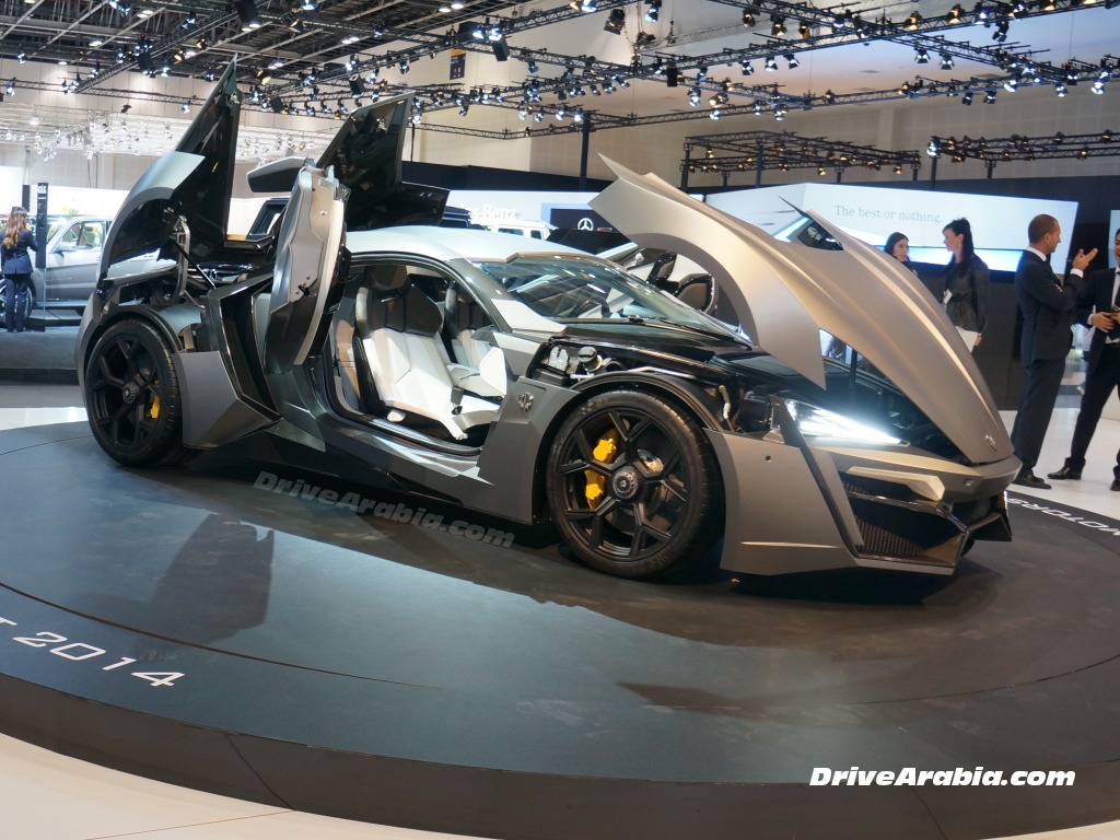 W Motors Lykan HyperSport 2014 launched at Dubai Motor Show