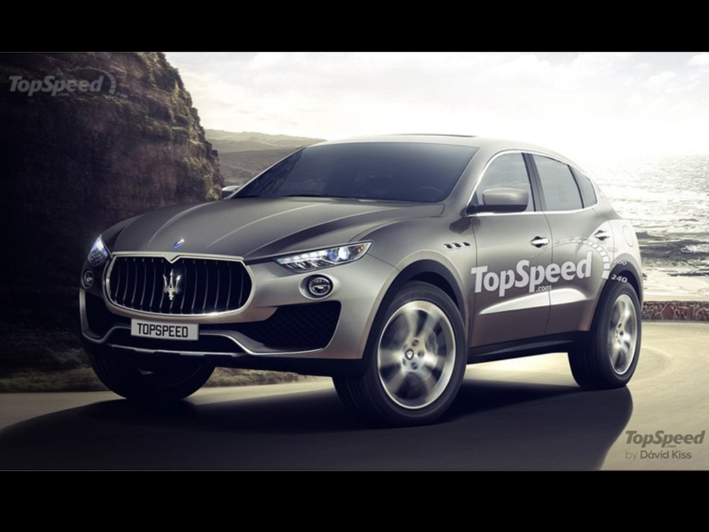 2016 Maserati Levante rendering based on design patents