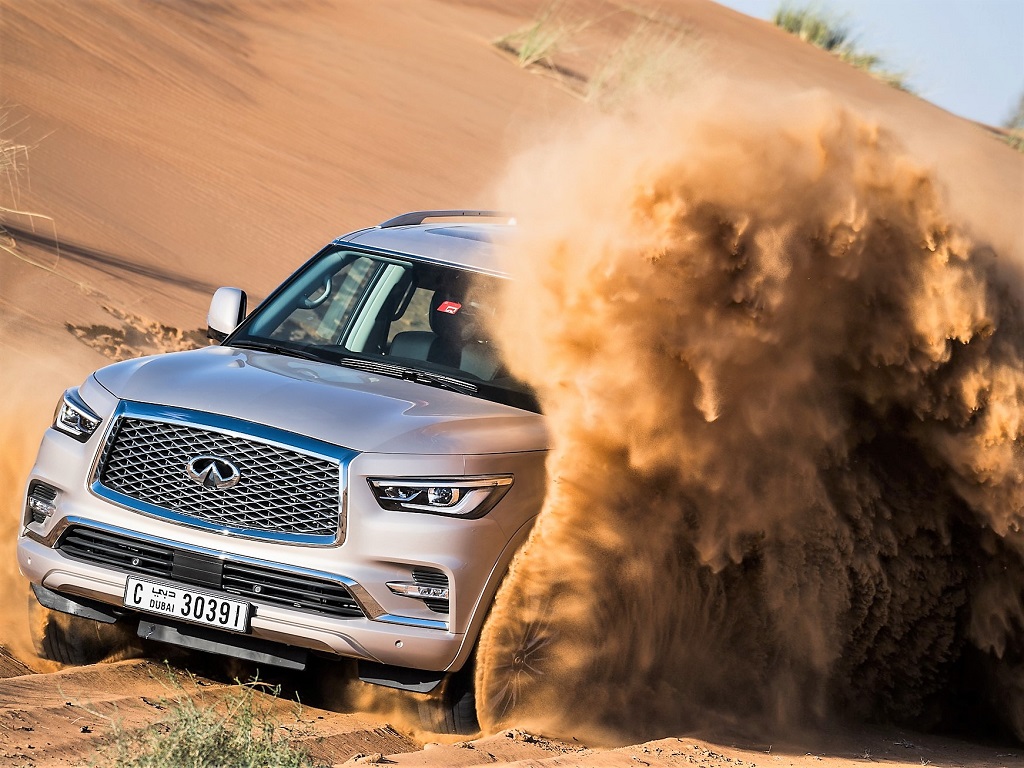 الظهور الأول في الشرق الأوسط للسيارة إنفينيتي QX80