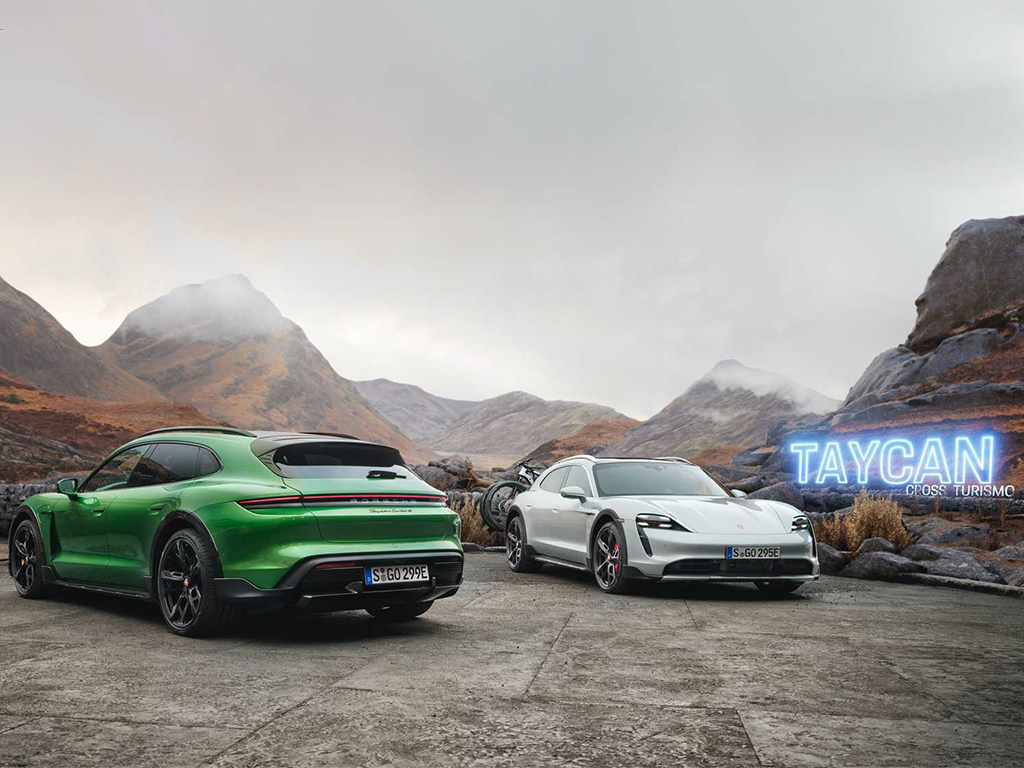 2022 Porsche Taycan Cross Turismo electric crossover debuts