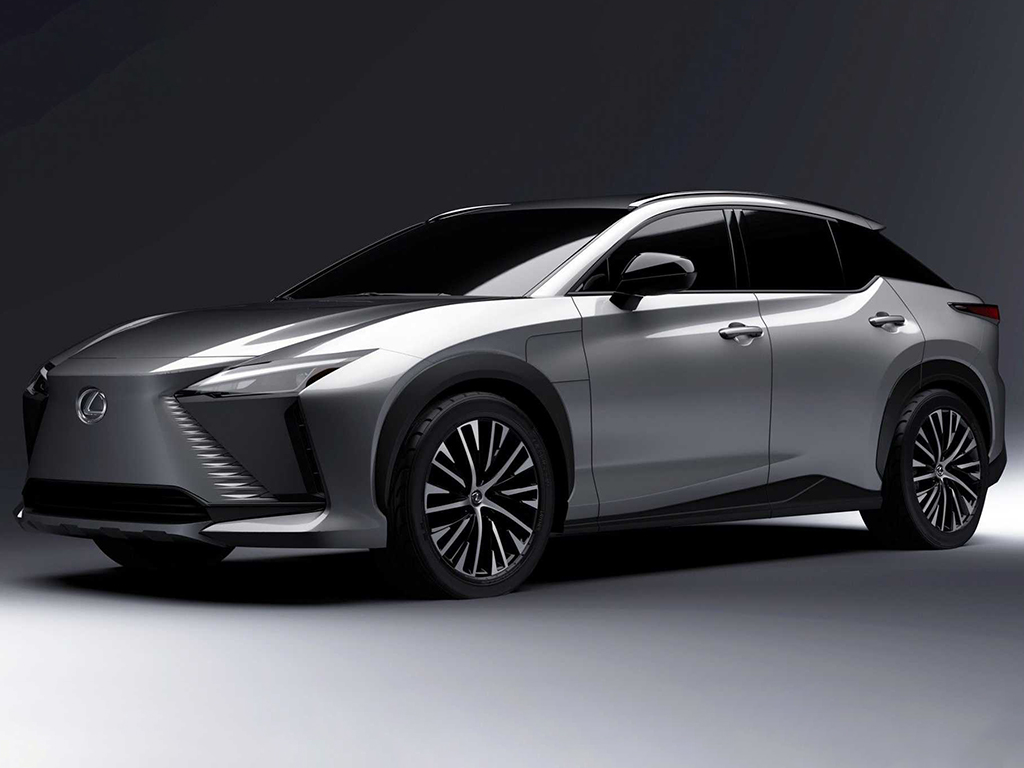 Lexus RZ450e EV shows off its design